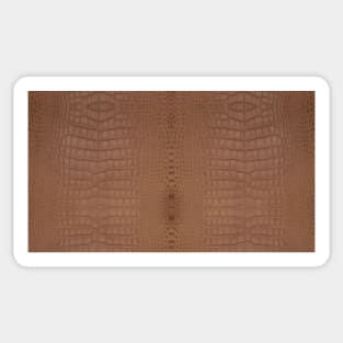 Brown Alligator Skin Sticker